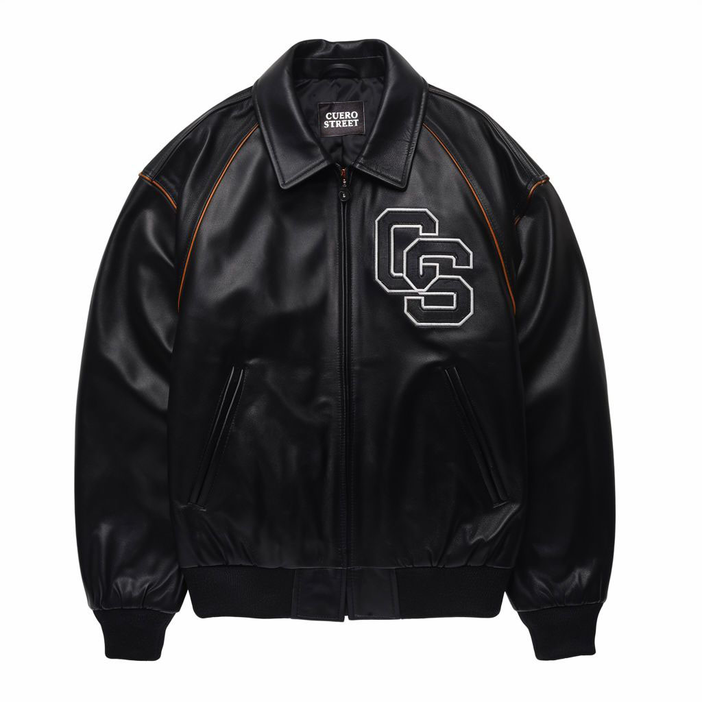 Cuero Street CS Black & Orange Jacket